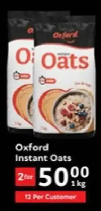Oxford Freshmarket Oxford Instant Oats offer