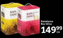 Oxford Freshmarket Raindance Box Wine offer