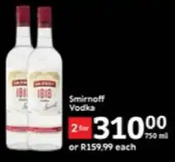 Oxford Freshmarket Smirnoff Vodka offer