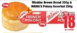 Boxer Mbakho Brown Bread & Mama's Polony Assorted offer