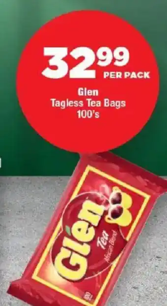 OK Foods Glen Tagless Tea Bags offer