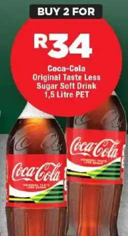 OK Foods Coca-Cola Original Taste Less Sugar Soft Drink offer
