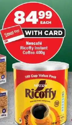 OK Foods Nescafé Ricoffy Instant Coffee offer