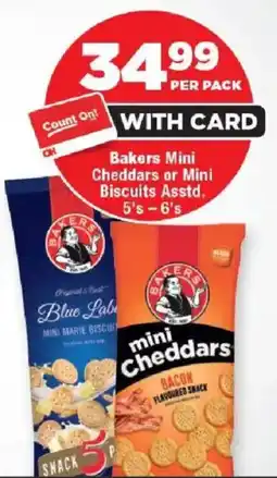 OK Foods Bakers Mini Cheddars or Mini Biscuits offer