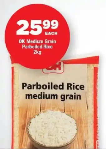 OK Foods OK Medium Grain Parboiled Rice offer