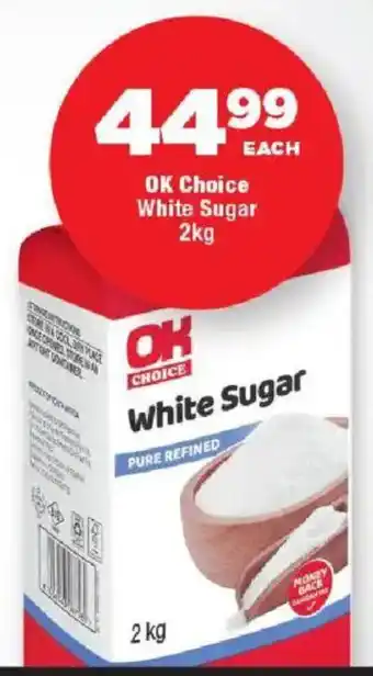 OK Foods OK Choice White Sugar offer