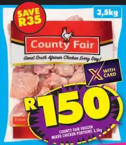 Shoprite County fair frozen mixed chicken portions offer
