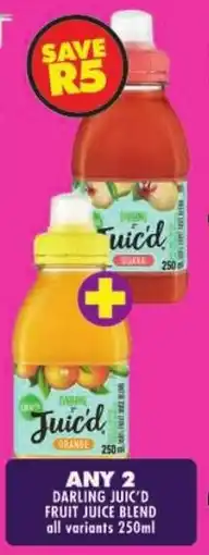 Shoprite Darling juic'd fruit juice blend offer