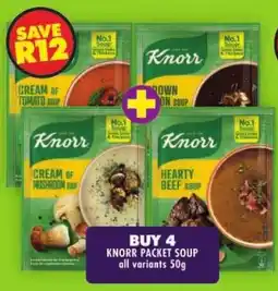 Shoprite Knorr packet soup offer