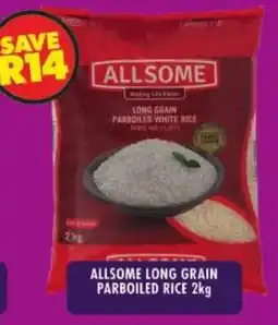 Shoprite Allsome long grain parboiled rice offer