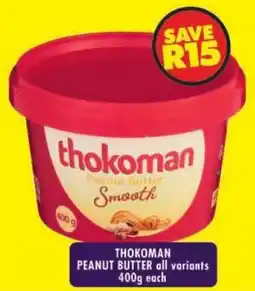 Shoprite Thokoman Peanut Butter offer