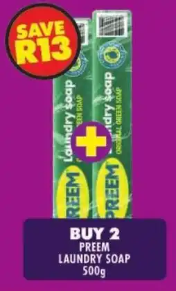 Shoprite Preem laundry soap offer