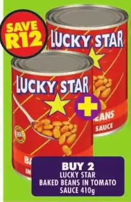 Shoprite Lucky star baked beans in tomato sauce offer