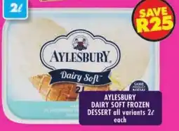 Shoprite Aylesbury dairy soft frozen dessert offer