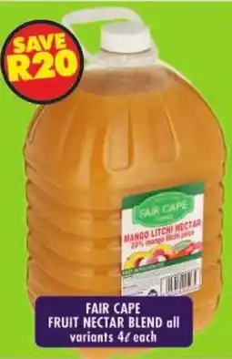 Shoprite Fair cape fruit nectar blend offer
