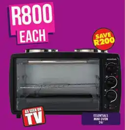 Shoprite Essentials mini oven offer
