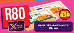 Shoprite Clover cheddar/ gouda cheese offer