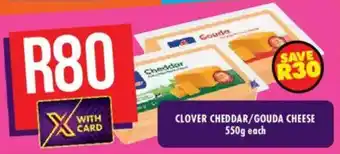 Shoprite Clover cheddar/ gouda cheese offer