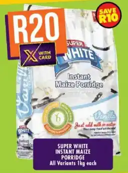 Shoprite Super white instant maize porridge offer