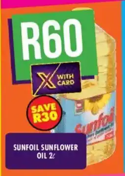 Shoprite Sunfoil sunflower oil offer