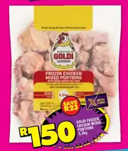 Shoprite Goldi frozen chicken mixed portions offer