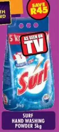 Shoprite Surf hand washing powder offer