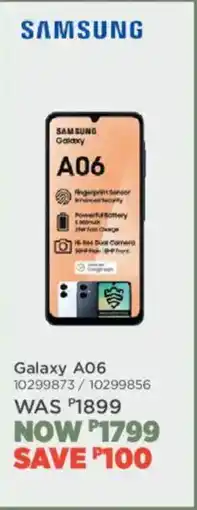 House & Home Samsung Galaxy A06 offer