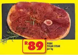 Shoprite Pork texan steak offer