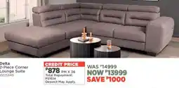 House & Home Delta Corner Lounge Suite offer