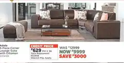 House & Home Adele Corner Lounge Suite with Ottoman offer