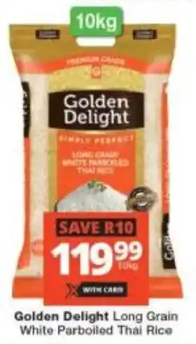 Checkers Golden Delight Long Grain White Parboiled Thai Rice offer