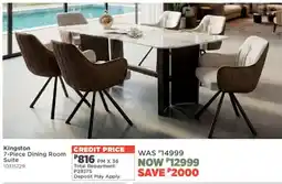 House & Home Kingston Dining Room Suite offer