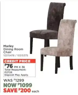 House & Home Marley Dining Room Chair offer