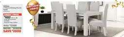House & Home Willow Dining Room Suite offer