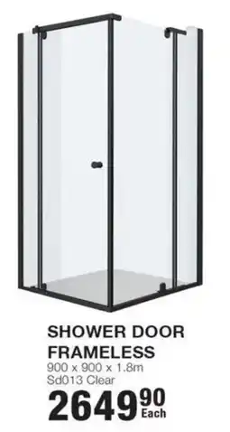 Build It Shower Door Frameless offer