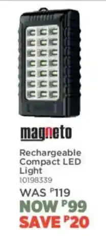 House & Home Magneto Rechargeable Compact LED Light offer