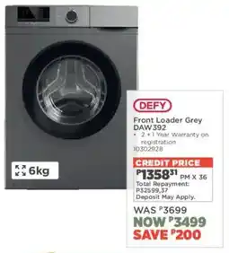 House & Home Defy Front Loader Grey offer