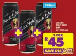 Shoprite Carling black label beer offer
