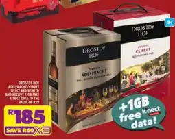 Shoprite Drostdy hof select red wine offer