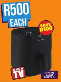 Shoprite Essentials manual air fryer offer