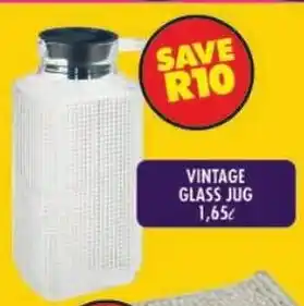 Shoprite Vintage glass jug offer