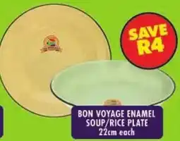 Shoprite Bon voyage enamel soup/ rice plate offer