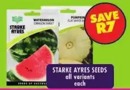 Shoprite Starke ayres seeds offer