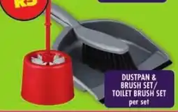 Shoprite Dustpan brush set/ toilet brush set offer