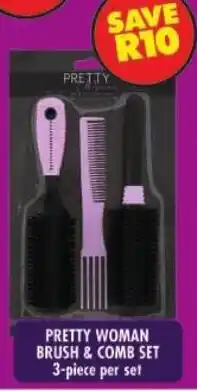 Shoprite Pretty woman brush & comb set offer