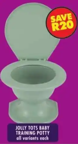 Shoprite Jolly tots baby training potty offer