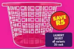 Shoprite Laundry Basket offer