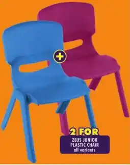 Shoprite Zeus junior plastic chair offer