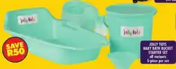 Shoprite Jolly tots baby bath bucket starter set offer