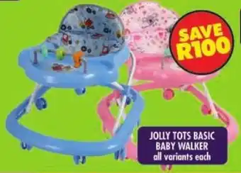 Shoprite Jolly tots basic baby walker offer